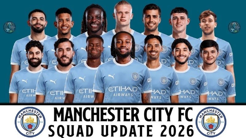 Đội hình của Man City mùa giải hiện tại
